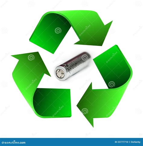 Recycle Battery Stock Photo Image 23777710