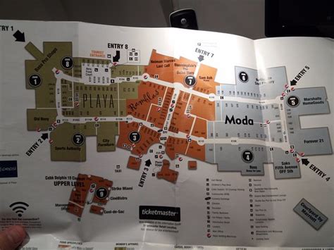 Dolphin Mall Directory Map