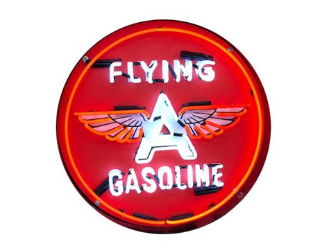Flying Gasoline Neon Usa Decoratie Verlichting American Sale Shop