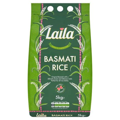 Laila Basmati Rice 5kg Tesco Groceries