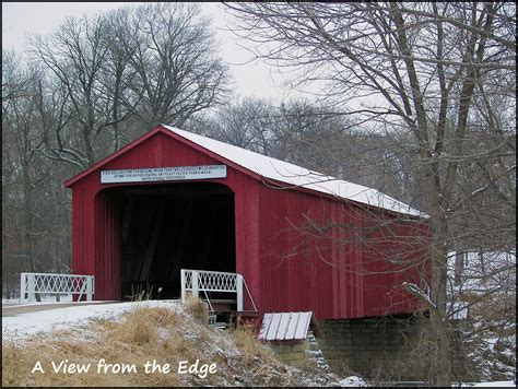 A View from the Edge: Sunday Bridges - Red Covered Bridge