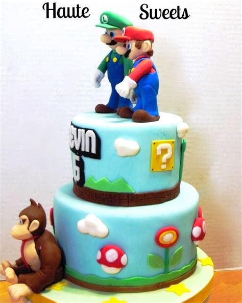 Super mario birthday cake pin de ximena pillasagua en tortaspasteles en 2018 pinterest. Super Mario Bros. And Donkey Kong Birthday Cake ...