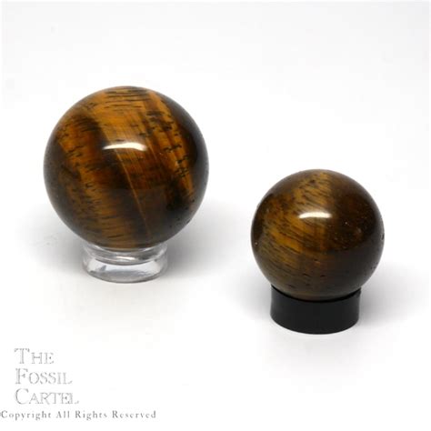 Tiger Eye Spheres The Fossil Cartel
