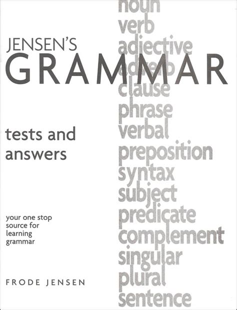 Jensens Grammar Package Master Book Publishers 9780890519493