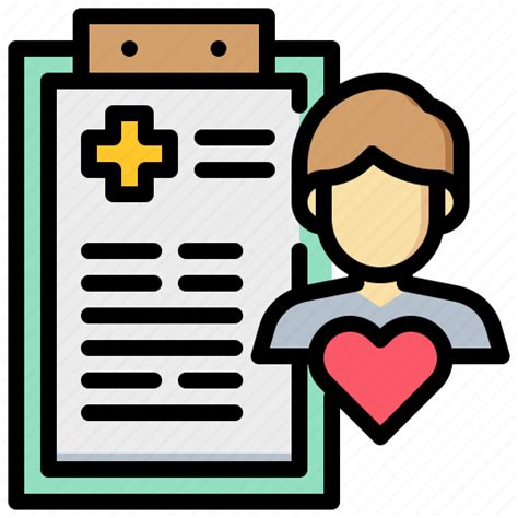 Checkup Examination Heart Man Physical Report Icon Download On