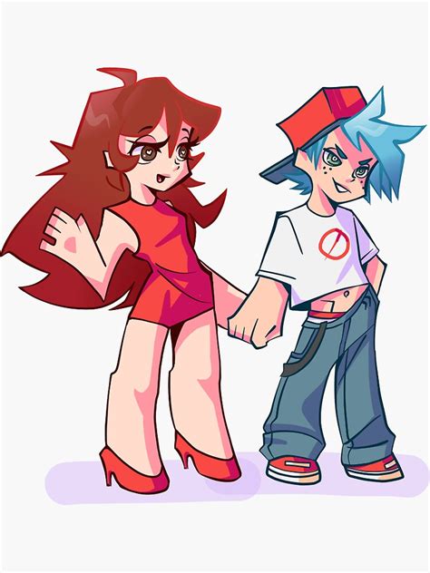 Bf And Gf Sticker For Sale By Bellinblue Redbubble