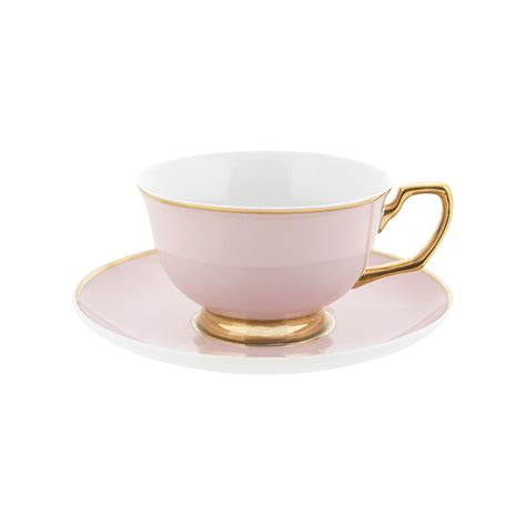 Cristina Re Teacup Powder Pink Rose And Blanc Tea Room