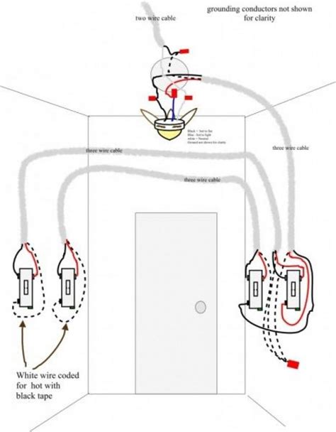 Diagram Three Way Switch Wiring Diagram Ceiling Fan Mydiagramonline