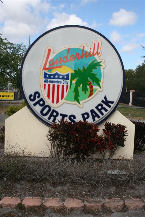 Lauderhill Sports Park Map Of Play