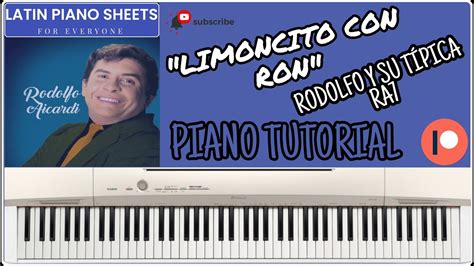 🎹 Limoncito Con Ron Rodolfo Aicardi Y Su Típica Ra7 🎹 Partitura
