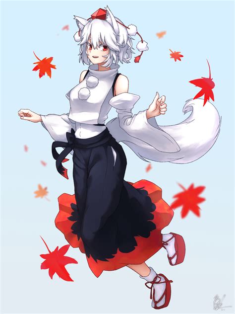 Awoo And Leaves Touhou Rkemonomimi