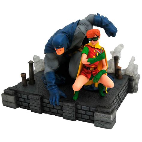 Estatua Batman And Robin The Dark Knight Returns Dc Comics 20cm