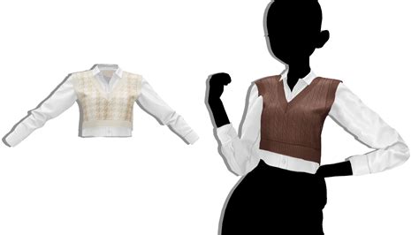 Mmd Sims 4 Sweater With Shirt By Fake N True On Deviantart
