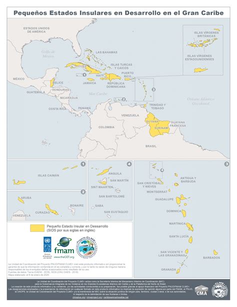 Pequeños Estados Insulares En Desarrollo En El Gran Caribe Clme Hub
