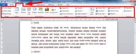 Mengenal Bagian Bagian Menu Tab Ms Word Learn And Refresh