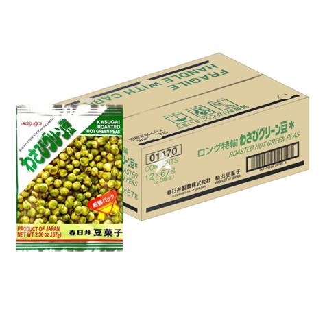 Buy Kasugai Roasted Hot Green Peas G Pack Of Japanese