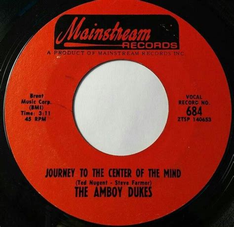 The Amboy Dukes Journey To The Center Of The Mind Record Art