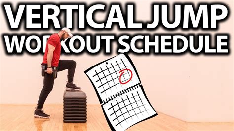 Simple Vertical Jump Workout Schedule To Jump Higher Youtube