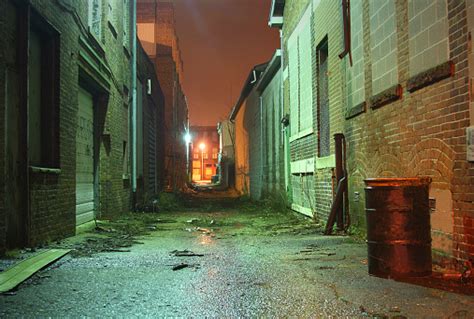 Dark Empty Alley Stock Photo Download Image Now Istock