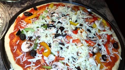 How To Make Vegetarian Pizza Vegan Pizza Recipe From Start To Finish