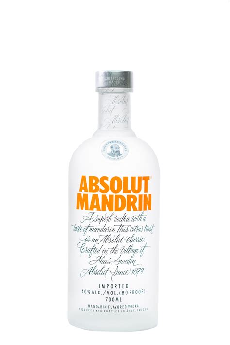 Absolut Mandarin Vodka 70cl Vip Bottles