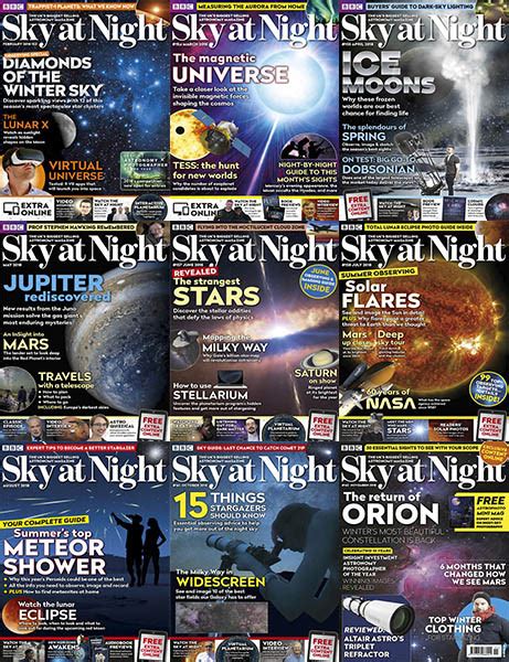 Bbc Sky At Night 2018 Full Year Download Pdf Magazines Magazines