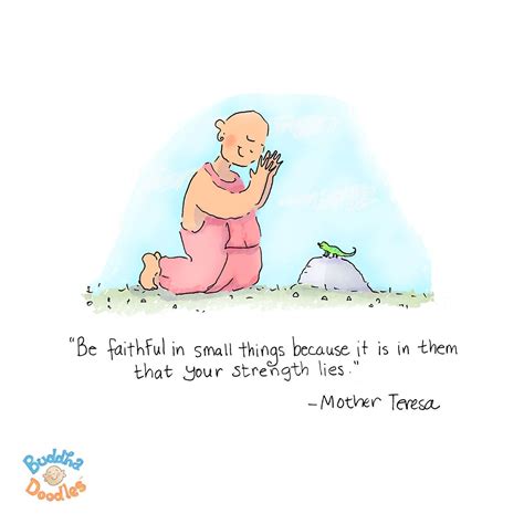 Todays Buddha Doodle Its The Small Things Be Faithful In Small