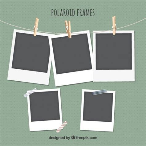 Template photo design, polaroid frame imitation, vector illustration. October Writers' Forum | Polaroid frame, Polaroid picture ...