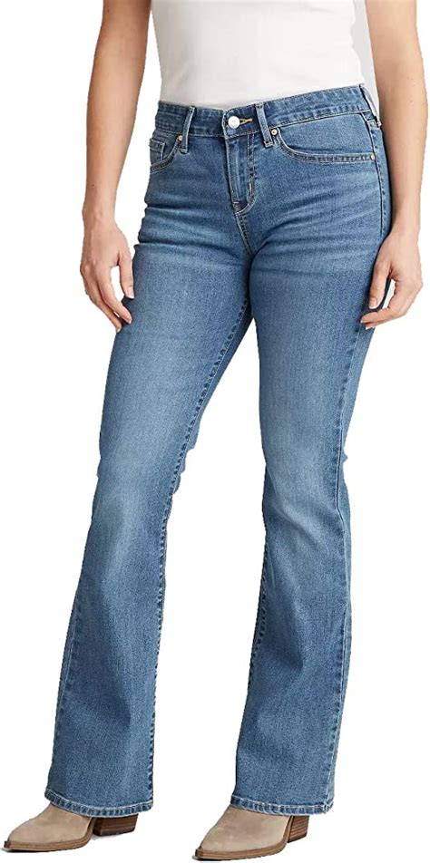 Denizen From Levis Womens Mid Rise Bootcut Jeans Blue Mineral 4 Misses At Amazon Womens