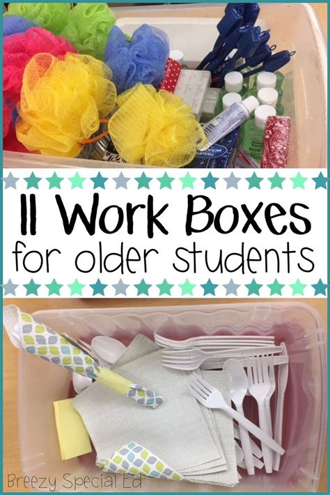 New Work Task Boxes For Special Ed Life Skills Classroom Life Skills