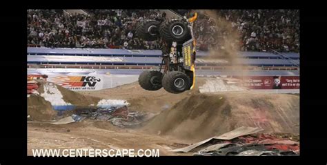 Tom Meents In Maximum Destruction Doing The First Monster Truck Back