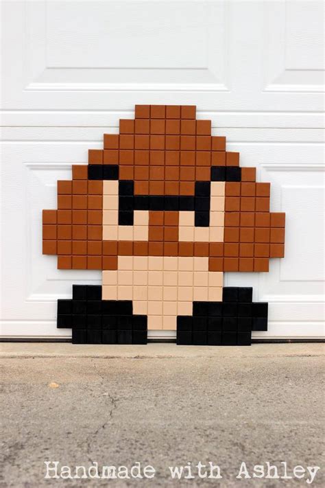Mario Pixel Art With Grid Shefalitayal
