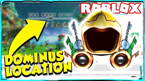 🔴 Roblox The 2017 Easter Egg Golden Dominus Hunt Find The Dominus