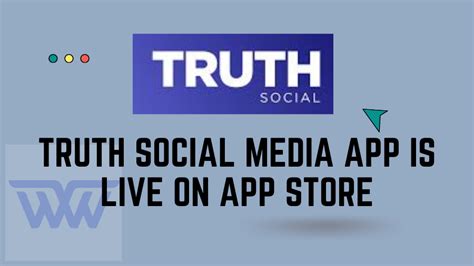 Truth Social Media App Is Live On App Store World Wire