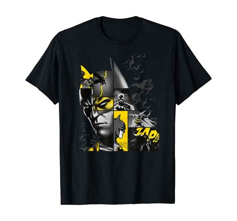 Batman 80 Years Bat Panels Dark T Shirt Starwarschick