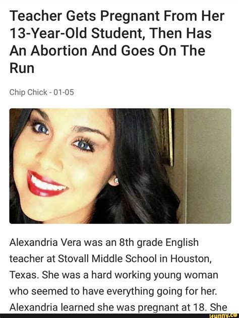 Teacher Gets Pregnant From Her 13 Year Old Student Then Has An