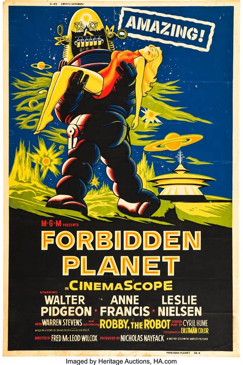 Looking forward to reading it over christmas! Forbidden Planet (MGM, 1956). Poster (40" X 60").. ... Movie | Lot #83572 | Heritage Auctions