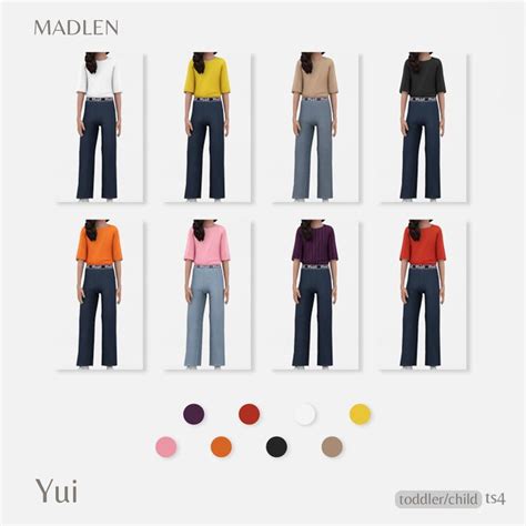 Madlen Outfits Wide Jeans Clothes