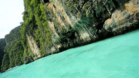 Cruising On The Andaman Sea Limestone Cliffs Turquoise Sea Tropical