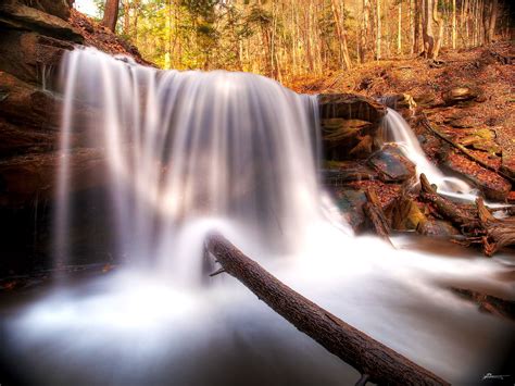 Waterfall Motion Blur Shot Waterfall Photography
