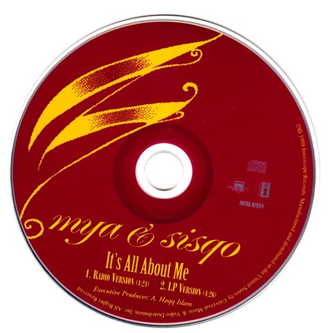 Highest Level Of Music Mya And Sisqo Its All About Me Cds 1998 Hlm