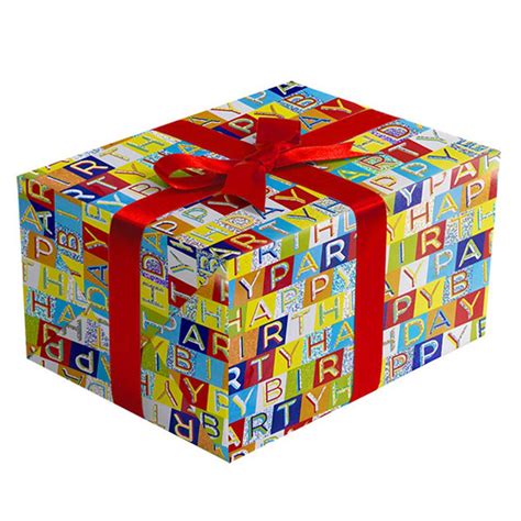 The Packaging Source Wholesale T Wrap Glitter Birthday T Wrap