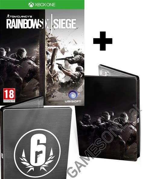 Xbox One Tom Clancys Rainbow Six Siege Bonus Steelbook Uncut Edition