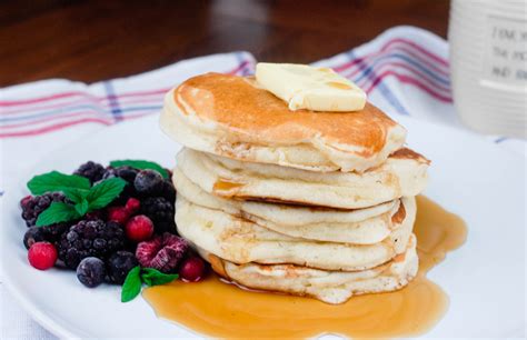 Very Fluffy American Pancakes Mrs Ps Kitchen