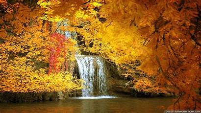 Autumn Wallpapers Waterfall Scenes Amazing Scene Widescreen
