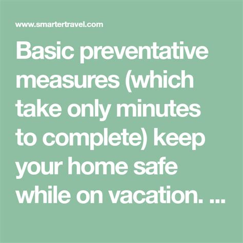 How To Keep Your Home Safe While On Vacation Smartertravel Home