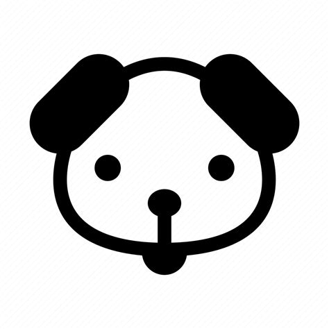 Animal Dog Dog Face Pet Puppy Icon Download On Iconfinder