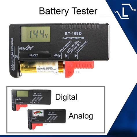 Luminense Battery Tester Battery Checker Aa Aaa C D 9v 15v Battery