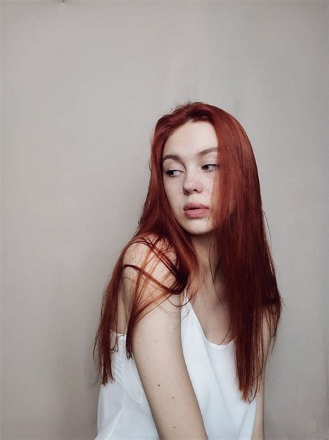 Девушка рыжая снимок эстетично портрет Рыжие девушки Рыжий