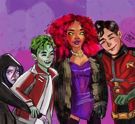 I Finally See The New Titans Trailer And I Cant Wait For This Tv Show I Drawing My Titans For